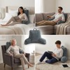 UGEYAO Reading Pillows for Sitting in Bed Kids/Teens/Adults, Velvet Back