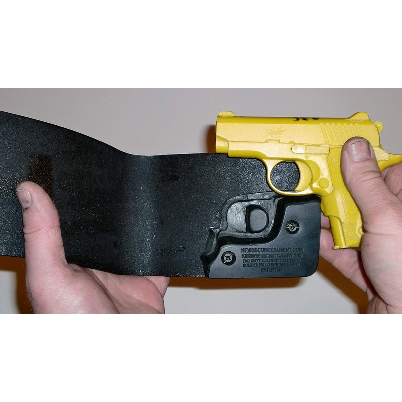 Wallet Holster for Full Concealment - Kimber Micro 380 (Black,
