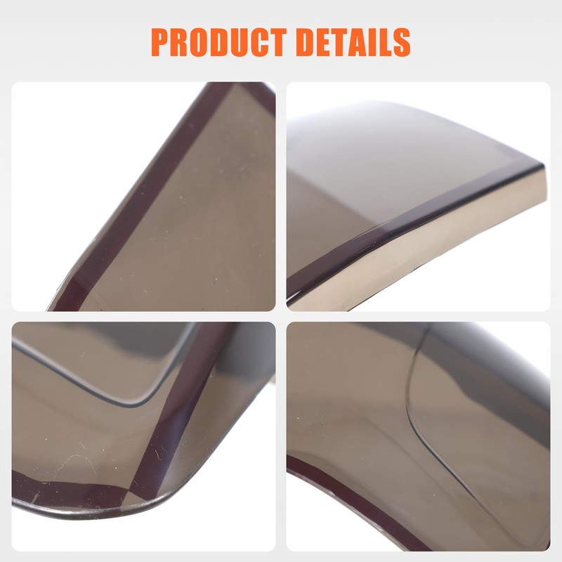 Bekantogy 2PCS Car Smoked Black Taillight Cover Compatible with Lexus