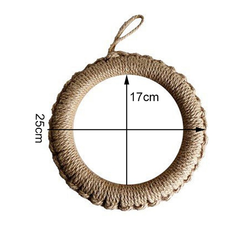 Insulated Coaster Ring Heat Resistance Linen Weaving Insulation Pad for
