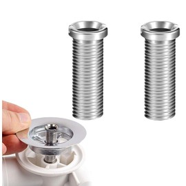 Zhenghebuy Sink Basket Screw,2 Pieces 35mm Hollow Kitchen Sink Plug Screws,Kitchen Sink Basket Strainer Screw for Drain Fitting,Sink,Drain Strainer(Silver)