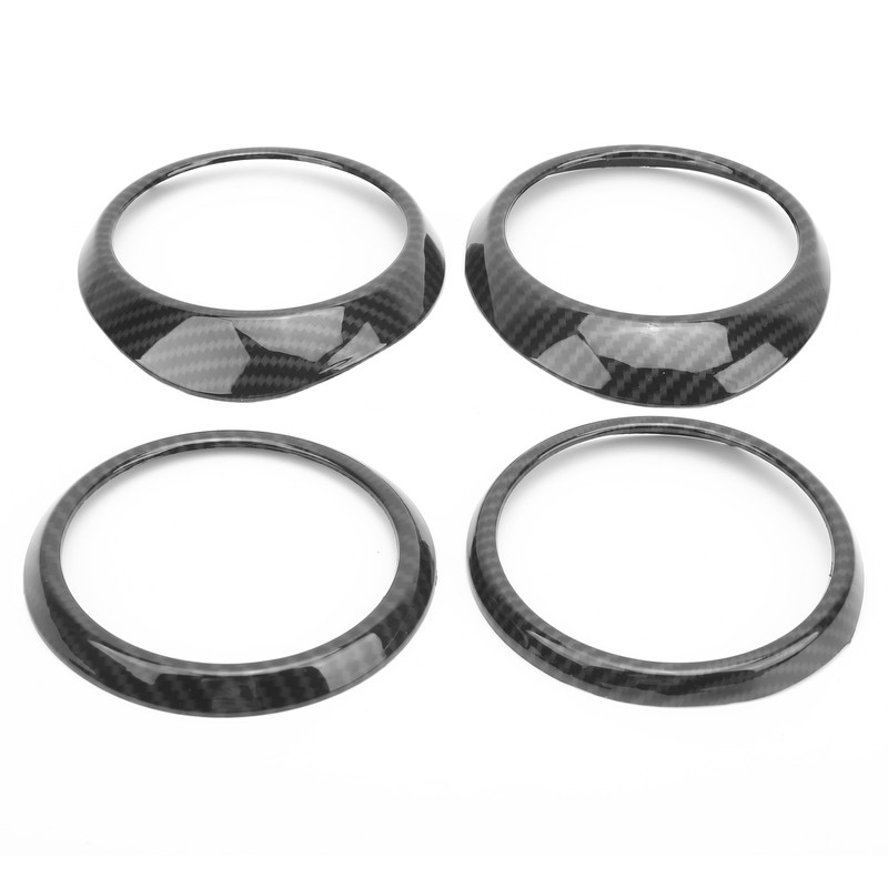 Central Control Air Outlet Trim Rings Carbon Fiber Style Decoration
