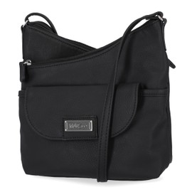 MultiSac Womens Vista Crossbody Bag Purse for Women, Black (Hunter), One Size