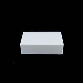 1x Plastic Guitar pickup cover for Humbucker style pickup, No-hole White