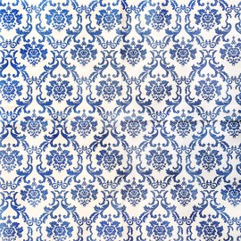 Colored Paper Napkins, 20 Count Shabby Chic Napkins for Wedding, Dinner Tea Party Shower (Vantage Blue)