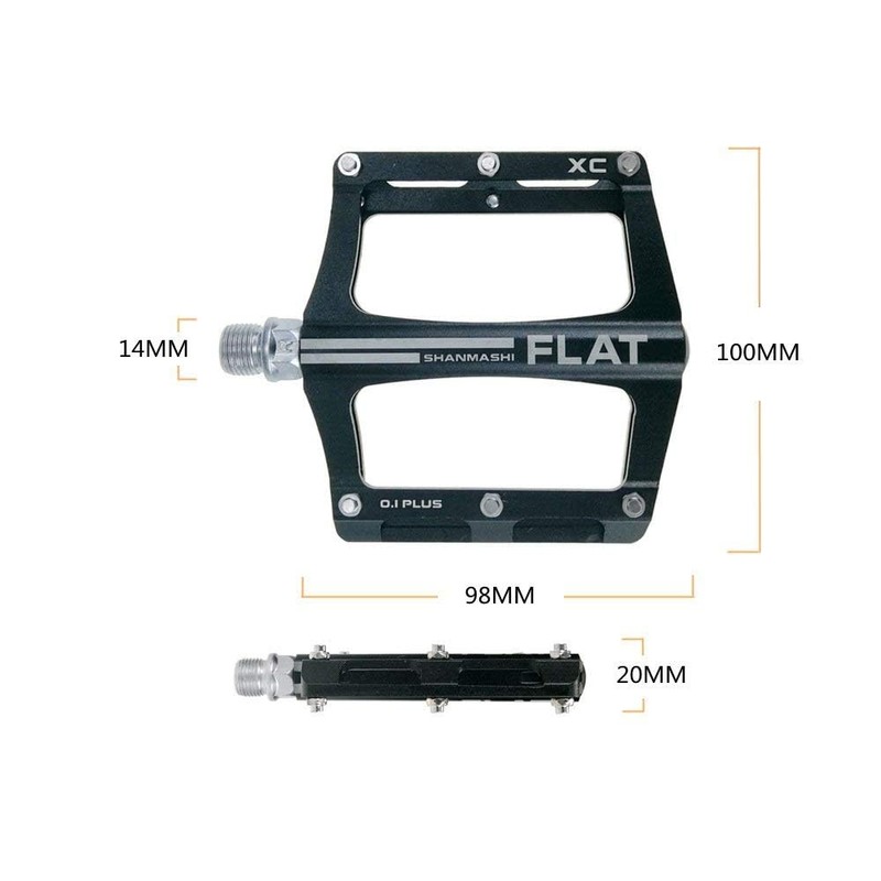 FrontStep Aluminium Anti-Slip Pedals Lightweight Bicycle Pedals For MTB /