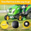 13x6.50-6 Lawn Mower Tires with 3/4 5/8" Bearing Solid Smooth