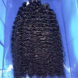 14a Grade Human Hair Bundles Bone Straight Original Burmese Curly Human Hair Wigs Bundles Supplierstyle: burmese kinky, color: Black, Stretched Length: 12 inches
