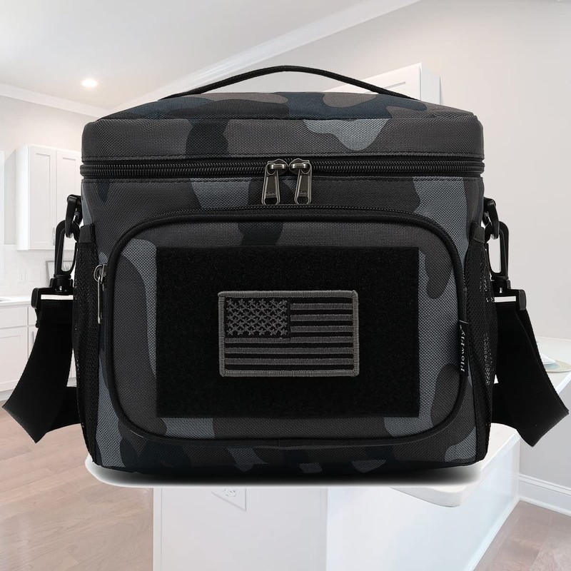 FlowFly Lunch Bag, Insulated Cooler, Thermal Lunch Box Tote with