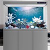 AWERT 36x18 inches Vinyl Undersea Ocean Floor Aquarium Background Tropical