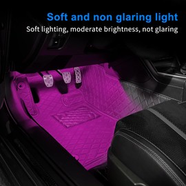 KUNGKIC Toyota GR86 ZN8 Subaru BRZ LED Atmosphere Light, Under Foot Lighting, Interior Decoration Light, Interior Decoration, Footlamp, Interior Accessories, Auto Lighting, Fits 2021 2022 2023 2024