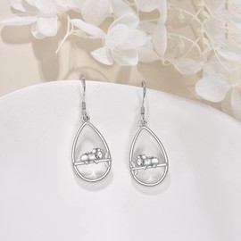 YFN Sterling Silver Sheep Dangle Drop Earrings - Jewelry Gifts for Women Girls