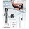Casavilla Kitchen Faucet Set, Black Kitchen Sink Faucets with Pull