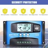 100A MPPT Solar Charge Controller 12v/24v Current Auto Focus MPPT