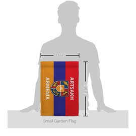 Armenian Flag Artsakh Flag Armenia Support Cause BLM Anti Racism Justice Revolution Movement Equality Social Wall Art Banner Small Garden Yard Gift Home Decoration, Made in USA