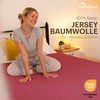 NatureMark Jersey Fitted Sheets, 100% Cotton, Many Sizes and Colours,