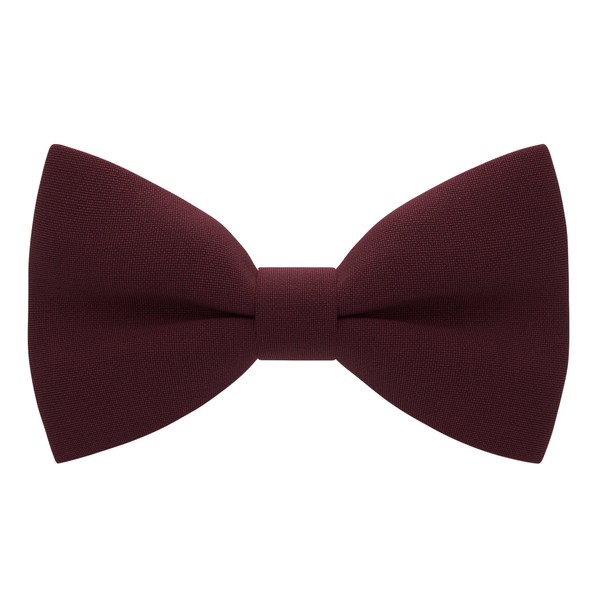 Boys Classic Pre-Tied Bow Tie Formal Solid Tuxedo, by Bow