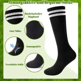 Newofview Shin Pads Children's Football with Football Socks Children Shin Pads Football Shin Pads Football Socks for Boys Girls from 4-8 Years