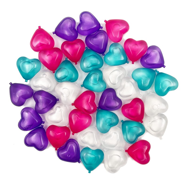 Reusable Ice Cube, 40Pcs Plastic Ice Cubes, Quick-Freeze Easy-to-Clean Refreezable