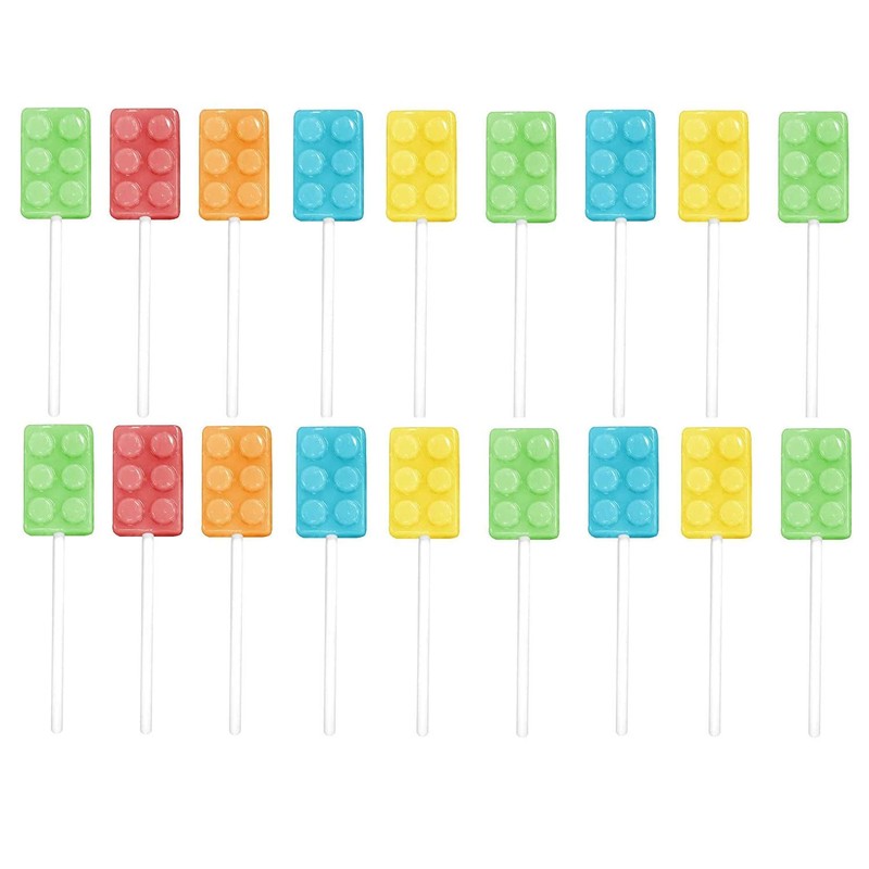 Bricks On Stix | Brick Building Party Lollipop Suckers |