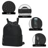 WANDF Knapsack with Shoe Storage Pockets, Gymsack, Waterproof, Lightweight, Swimming,