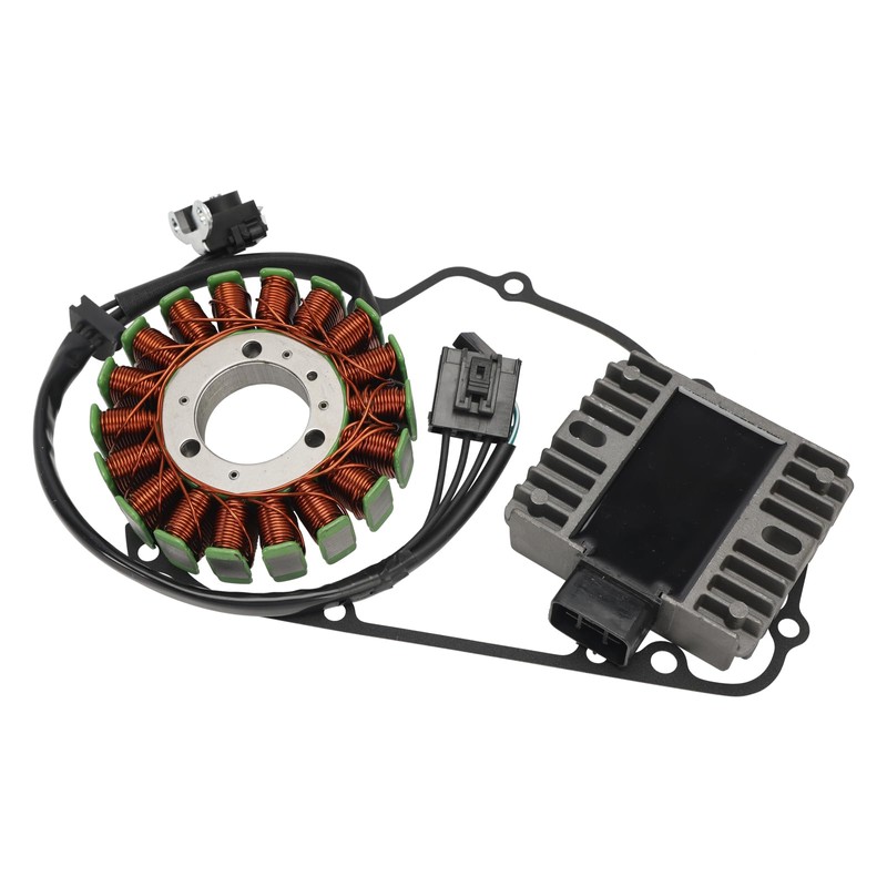 Artudatech Generator Stator Regulator Rectifier & Gasket For Kawasaki Ninja