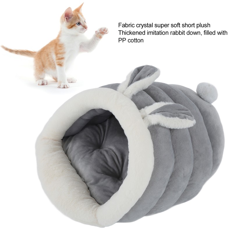 Rabbit Ears Cat and Dog Kennel Machine Washable Semi Enclosed