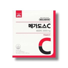 Korea Eundan Megadose C Vitamin C 3000 3g 100 sachets 1 box wb / 고려은단 메가도스C 비타민C 3000 3g 100포 1박스 wb