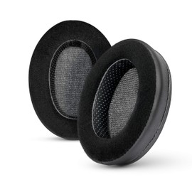 Brainwavz Hybrid Memory Foam Earpad - Black PU/Velour - Suitable For Large Over The Ear Headphones