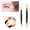 100pcs Mujer Pincel Esponja Doble Cara Para Sombra De Ojos