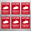 foliado® AVAS-004 Pack of 6 Stickers A8 7.4 x 5.2