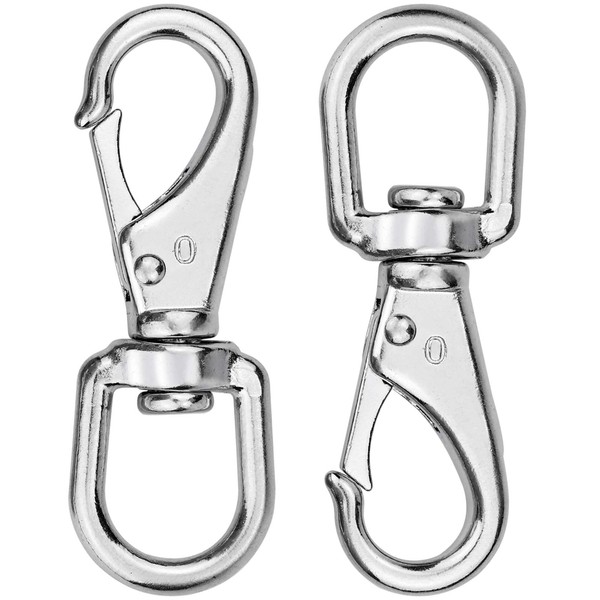 KUPINK 2Pcs 360°Swivel Trigger Clips Swivel Snap Hooks Swivel Trigger