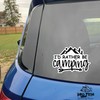 2 Pack I'd Rather Be Camping Car Decal – Bad