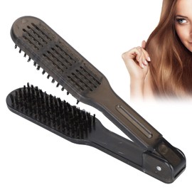 Hair Straightening Brush Double-Sided Anti-Static Hair Straightening Brush Hair Straightening Comb Self Hair Straightening Brush Salon Hairdressing Styling Brush