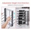 MARZSEFLO 8 Estante Organizador Para Ollas Y Sartenes Ajustable Cocina