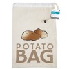 KitchenCraft Potato Bag, Canvas, Beige, 26 x 38 cm