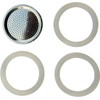 Teravan - Juntas de silicona compatibles con Bialetti Moka Express,