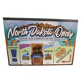 North Dakota Opoly Board Game Badlands, Scandinavian, Bakken Oil Field, Red River Valley