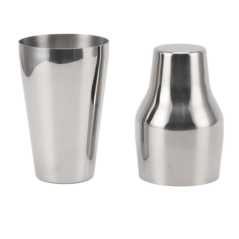 Stainless Steel Drink Shaker French Style 2 Section Martini Mixer