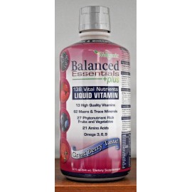 Wellgenix Balanced Essentials + Plus 138 Multivitamin Liquid Vitamin 32 fl oz