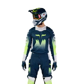 Fox Racing 180 Flora Motocross Jersey, Dark Indigo, XX-Large