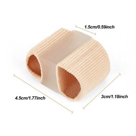 2PCS Bunion Corrector for Women & Men -toe spacers Straightener Hallux Valgus Foot Separator for Overlapping Toes, Bunion Relief (S)