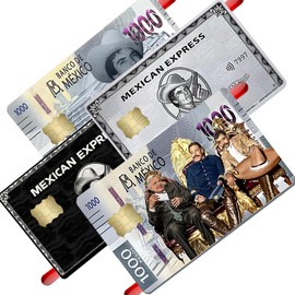TKyum Card Stickers,Skin Amlo Mexican Peso for Credit Debit Key Card 4Pcs Covering Personalizing Bank Card |Removeable , No Bubble, Slim, Waterproof Card Cover