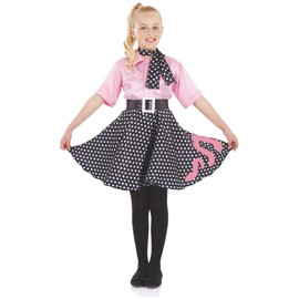 Rock n Roll Dress costume : Kids size Mediuml 6-8 yrs