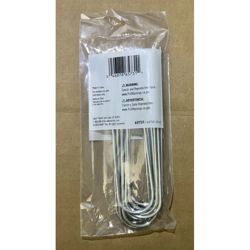 Orbit 10-Pack Orbit 1/2” Universal Metal Loop Stake Drip Irrigation