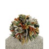 Pachamama Women Wool Bobble Beanie Hat Handknitted Highland Cow Design