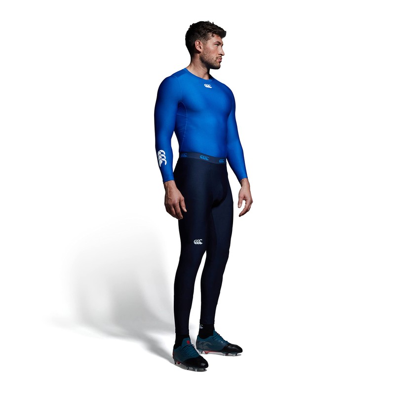 Canterbury Thermoreg Base Layer Leggings, Uomo, Blu Navy, L