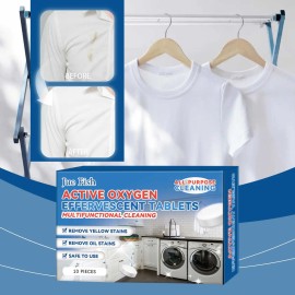 Tabletas Efervescentes De Limpieza De Oxígeno Multifuncional