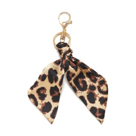 Leopard Bow Keychain Bag Charms for Handbags Tote Bags Cute Keychain Charms Purse Accessories Elegant Gifts for Women