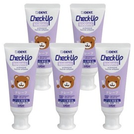 Lion DENT Checkup kodomo 2.1 oz (60 g) (5 Sticks (Grape))